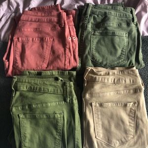 4 pairs of old navy jeans